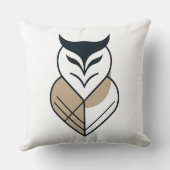 OWLロゴ幾何学的デザイン クッション (裏面)