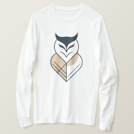 OWLロゴ幾何学的デザイン Tシャツ