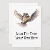 Owl配信メッセージ – 日付の保存 セーブザデート (正面/裏面)