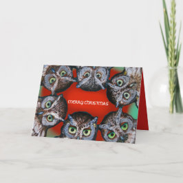OWL顔CHRISTMAS by Slipperywindow シーズンカード