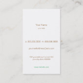 owl フクロウ名刺 名刺 (裏面)