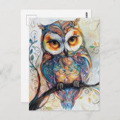 Owl ポストカード (正面/裏面)