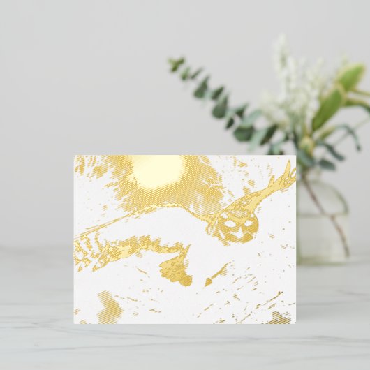 Owl 箔シーズンポストカード (立ち正面)