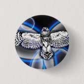Owl 缶バッジ (正面)