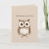 Owl Always Love You カード (正面)