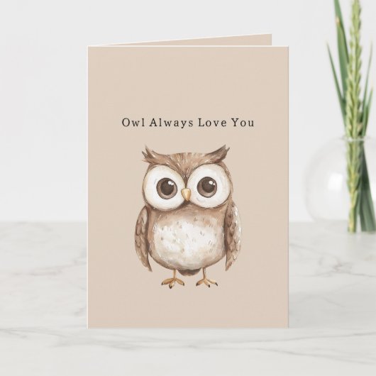 Owl Always Love You カード (正面)