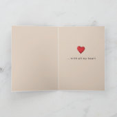 Owl Always Love You カード (内部)