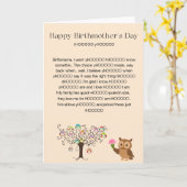 Owl Always Love You Birthmother's Day Card カード (黄色い花)