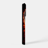 Owl and Hourglass – Hand-Drawn & Digital Art  iPhoneケース (右側面)