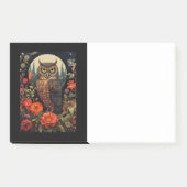 Owl at Night with a Full Moon ポストイット (正面)