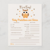 Owl Baby Shower Boy  (正面)