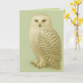 "Owl be missing you" card. カード (黄色い花)