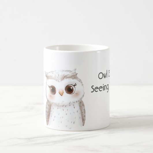 Owl Be Seeing You コーヒーマグカップ (中央)