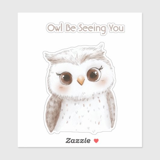Owl Be Seeing You シール (シート)