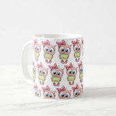 Owl Coffee Mug コーヒーマグカップ (正面左)