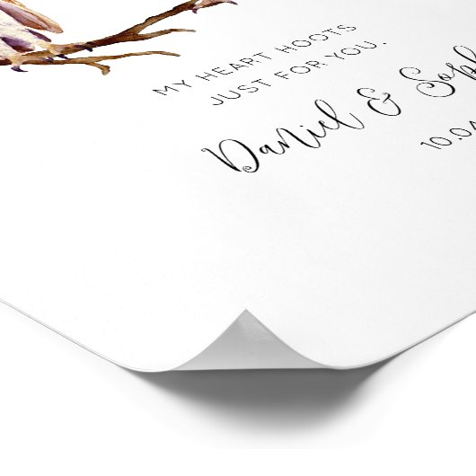 Owl Couple ポスター (角)