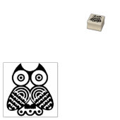 Owl Design Rubber Stamp ラバースタンプ (押印)
