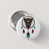 Owl dreamcatcher. 缶バッジ (正面&裏面)