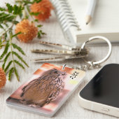 Owl Experience Somersetイニシャル(引用文付き) キーホルダー (正面右)