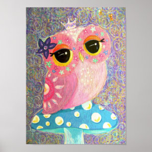 Owl Fairy Princess ポスター