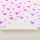 Owl & Feather シェルパブランケット (3/4)