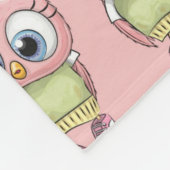 Owl Fleece Blanket フリースブランケット (角)