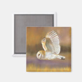 Owl Flying Magnet マグネット (正面/裏面)