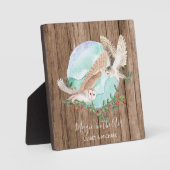 OWL GIFT パーソナライズされた - フォトプラーク (正面)