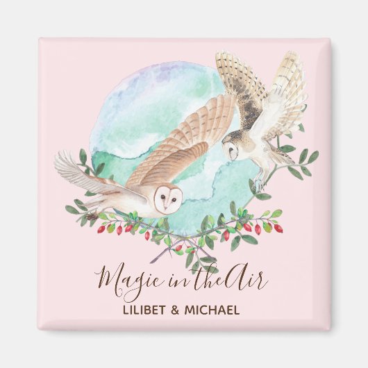 OWL GIFT パーソナライズされた - マグネット (正面)