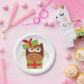 Owl Gift In A Box Paper Plates ペーパープレート (パーティー)