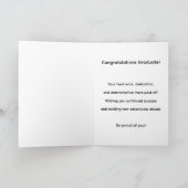 Owl Graduation Congratulations Card カード (内部)