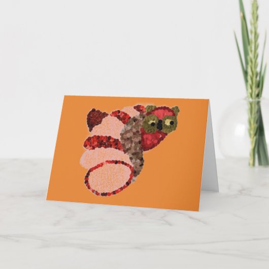 Owl Greeting Card カード (正面)