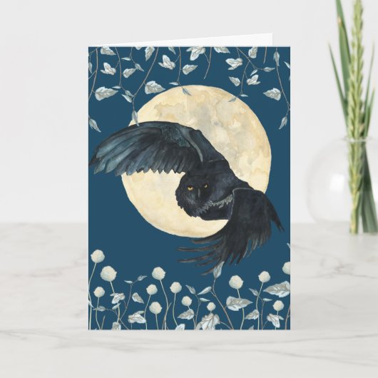 Owl Greeting Card サンキューカード (正面)