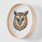 Owl head designed wall watch 壁時計 (傾斜)