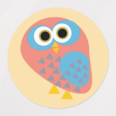Owl hootie ラベル (デザイン2)