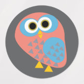 Owl hootie ラベル (デザイン1)