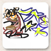 Owl ink night  コースター (正面)