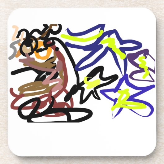 Owl ink night  コースター (正面)