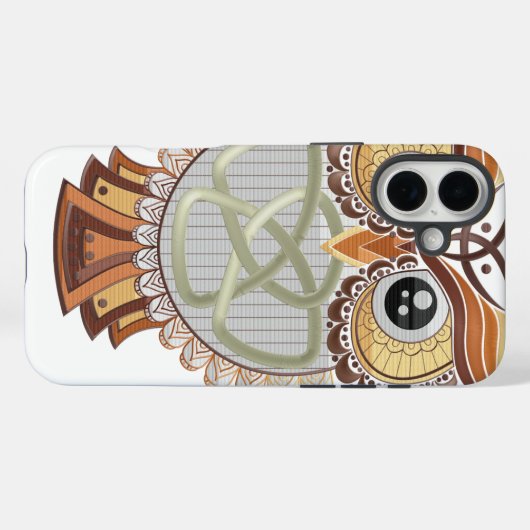 Owl iPhoneケース Case-Mate iPhoneケース (裏面 (横))