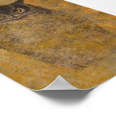 Owl Japanese Fine Art ポスター (角)