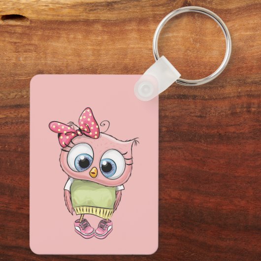 Owl Keychain キーホルダー (裏面)