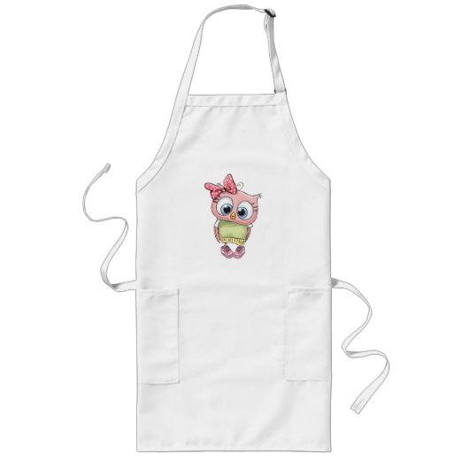Owl Long Apron ロングエプロン (正面)