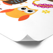 Owl Meeting Poster Print ポスター (角)