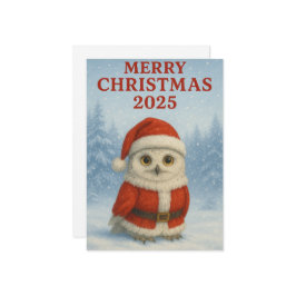 Owl Merry Christmas  シーズンカード