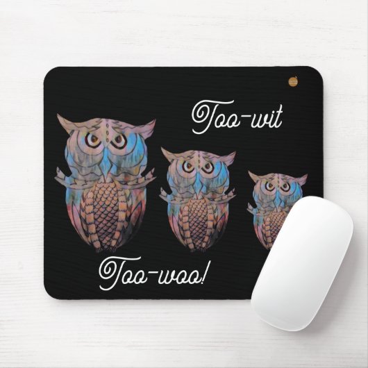 Owl Mousemat マウスパッド (マウス)