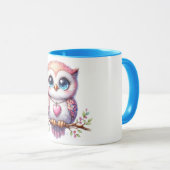 Owl mug マグカップ (正面右)