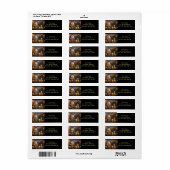 Owl Mystical Magical Enchanting Return Address ラベル (フルシート)