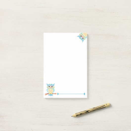 Owl Notes ポストイット (デスク上)