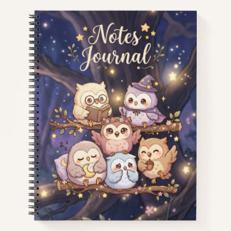 Owl Notes Journal ノートブック