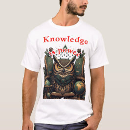 Owl of Wisdom Tシャツ